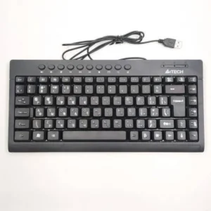 A4Tech KR-86 ComfortKey Ergonomic Wired Keyboard with Silent Key Design