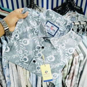 Pure Cotton Half Sleeve Print Shirt for Men's