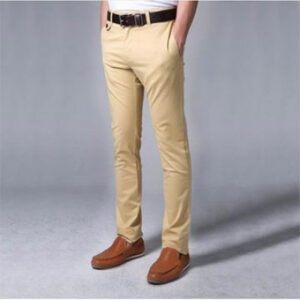 Men's Gabardine Pant- Biskuit Colour