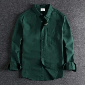 Fashionable casual shirt for men (green)